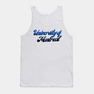 University of Montreal Tank Top